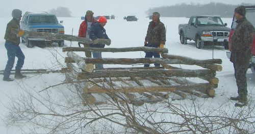 stacking logs