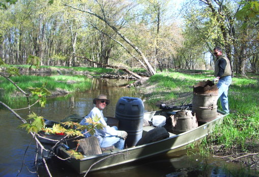 boat load of trash